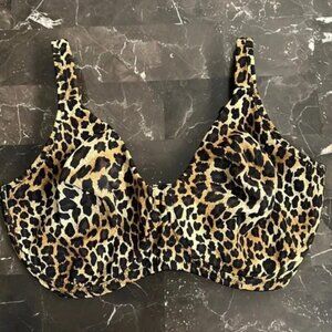 Ellen Tracy Leopard Print Bra 36DD *Brand New Without Tags*